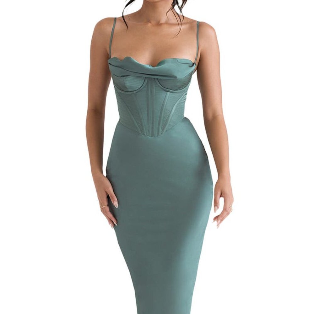 House of CB Charmaine Corset Dress - Green